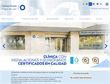 Tablet Screenshot of clinicavirgendelujan.com